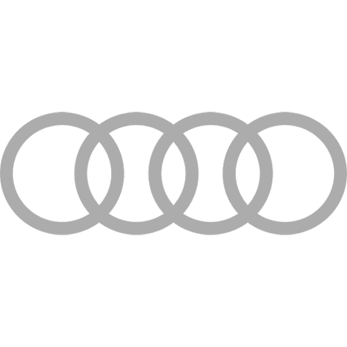 audi logo grayscale