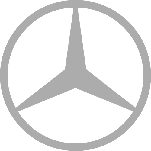 mercedes benz logo grayscale